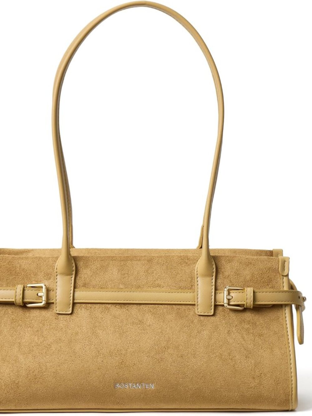 East West Shoulder Bag for Women Suede Designer Purse